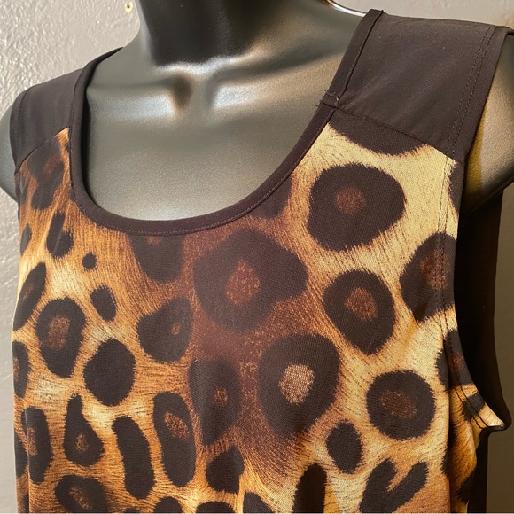 Vintage Susie ocelot print tank-top - Picture 9 of 15